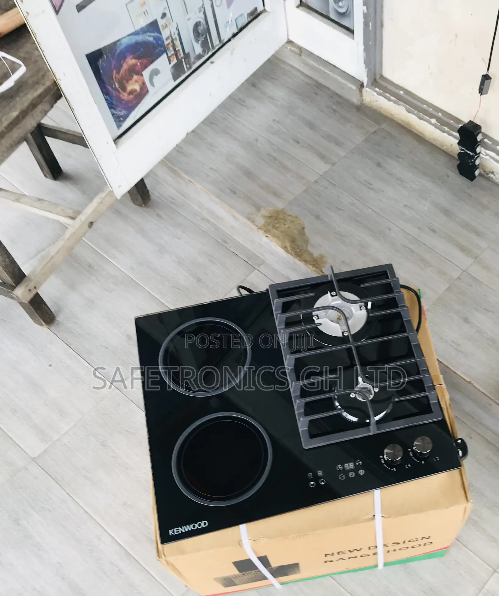 Perfect Black 60cm Built in Black Fast 2 Electric 2 Gas