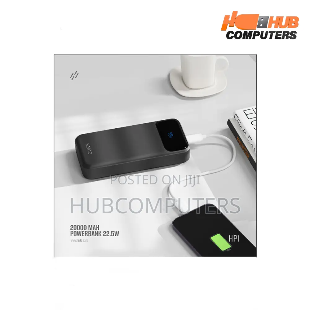 Heatz Hp1 20000mah Fast Charging Power Adapter 22.5w