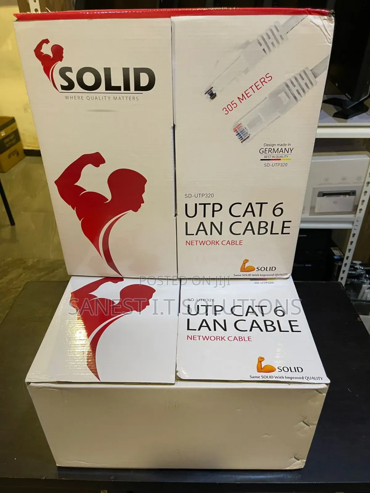 Cat6 Utp Indoor Cable 305m Solid