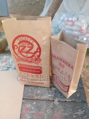 Brown Pizza and Sharwama Bags
