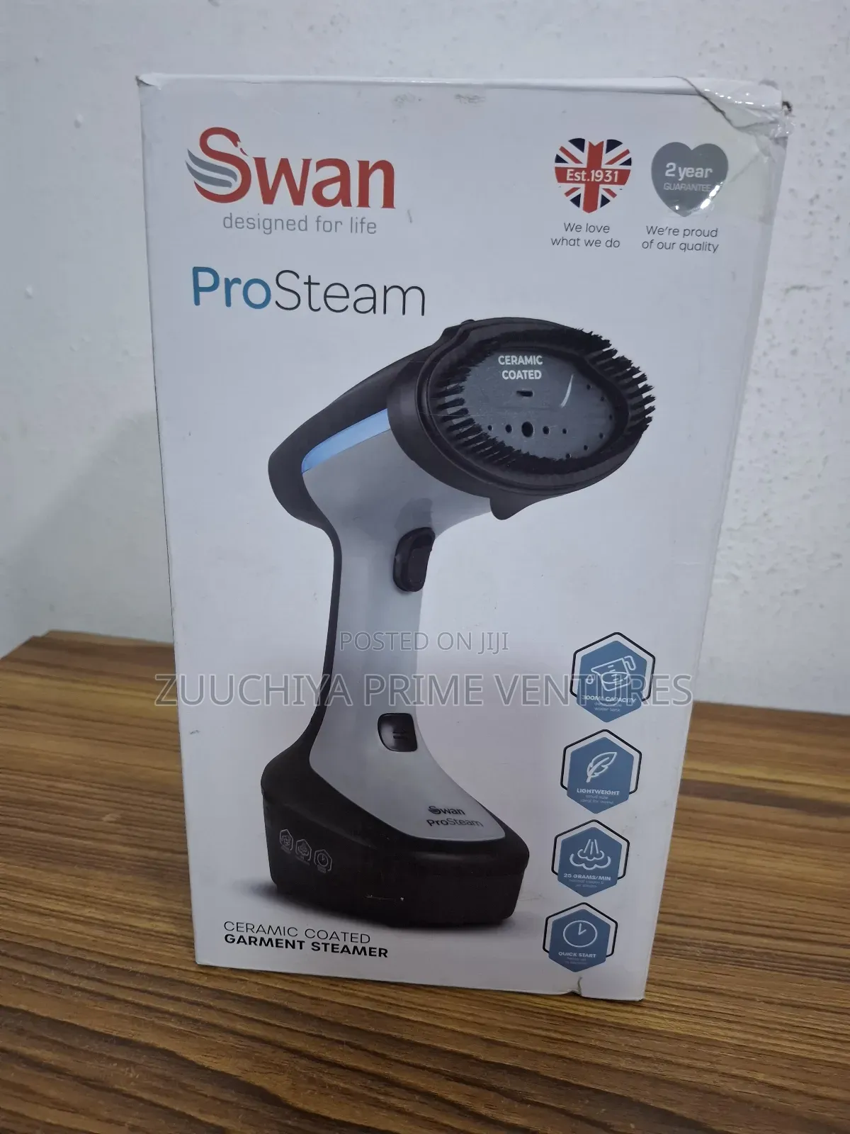 Swan Prosteam Garment Steamer (1500w) From Uk