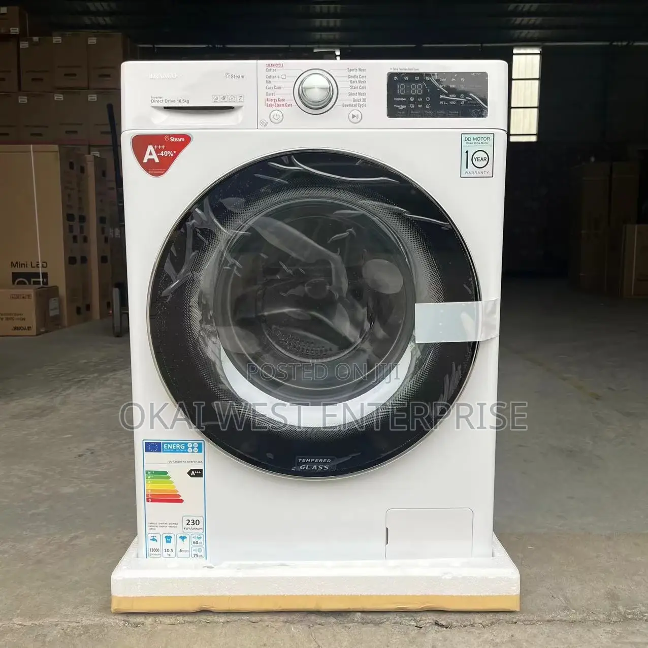 Lg Same Design 10.5kg Dd Inverter Washing Machine