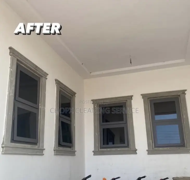 Window Glass and Floor Cleaning