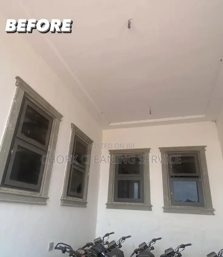 Window Glass and Floor Cleaning