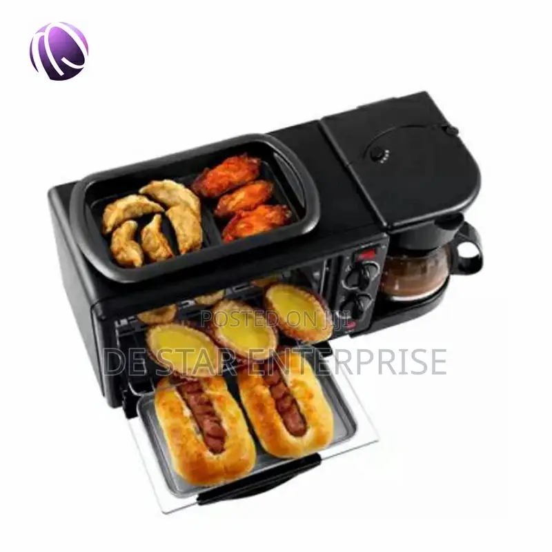 3 in 1 Oven Skillet Silver Crest Crest Breakfast Machine