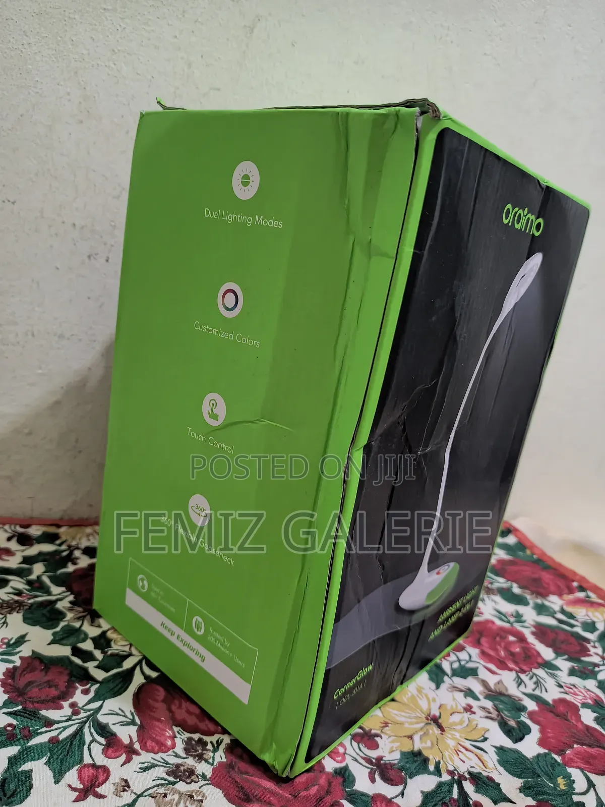 Oraimo Cornerglow 5w RGB Ambient Light Desktop Lamp