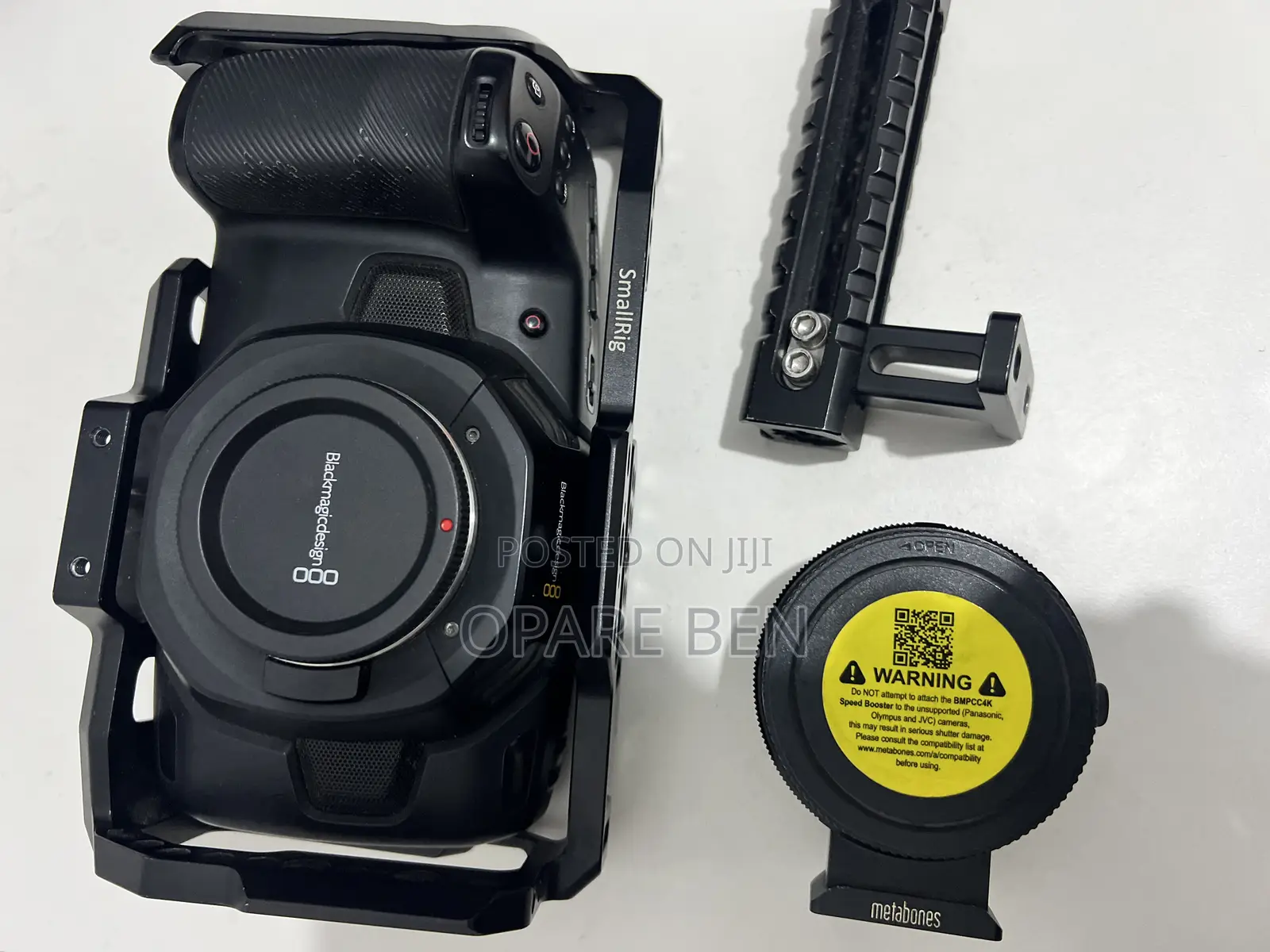 Blackmagic Pocket Cinemacamera With Full Cage Canon Ef Lens Adapter