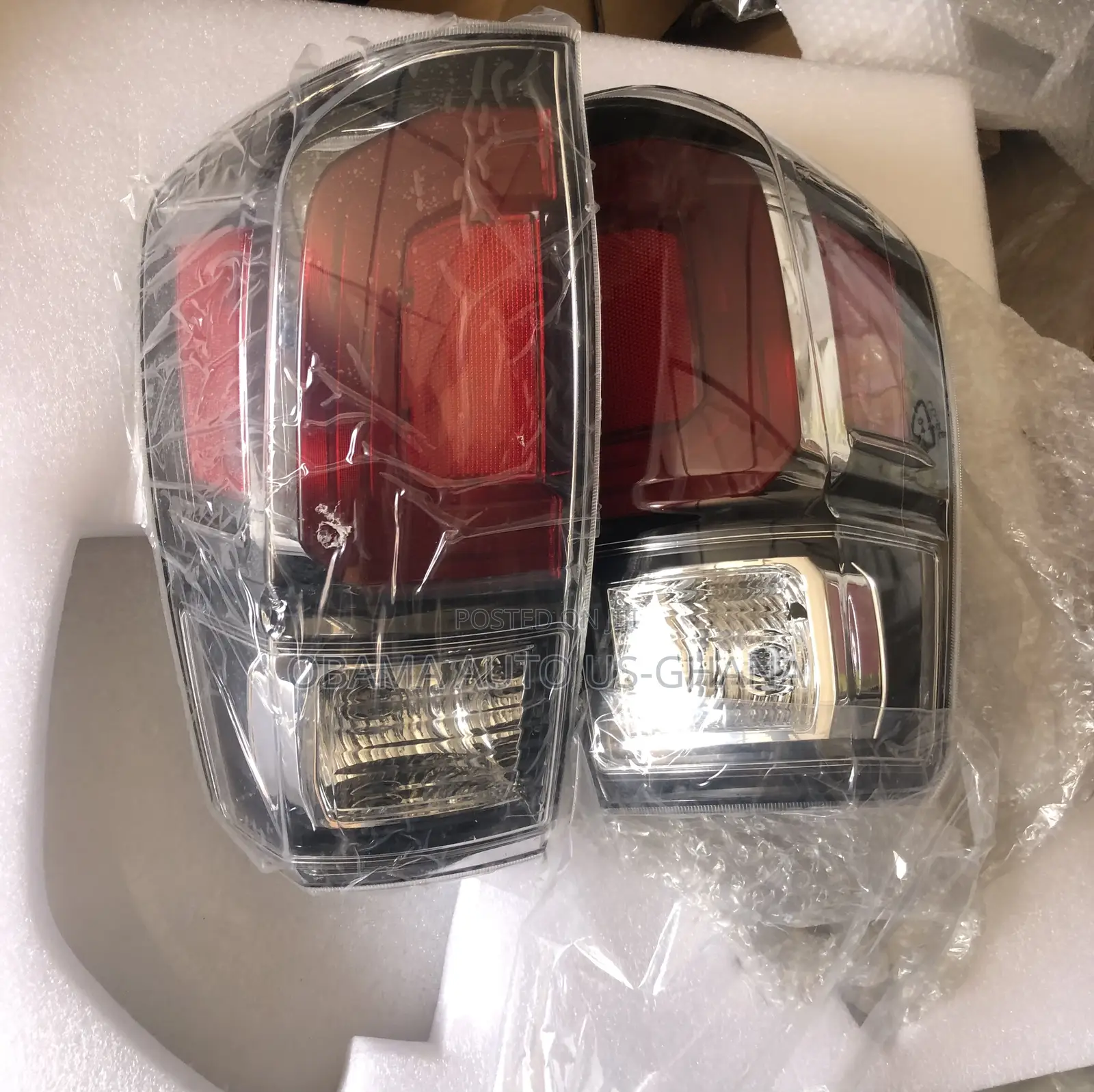 Tacoma 2016 2017 2018 2019 Taillights Black Tail Light