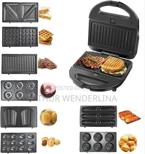Hley 8in 1 Sandwich Maker