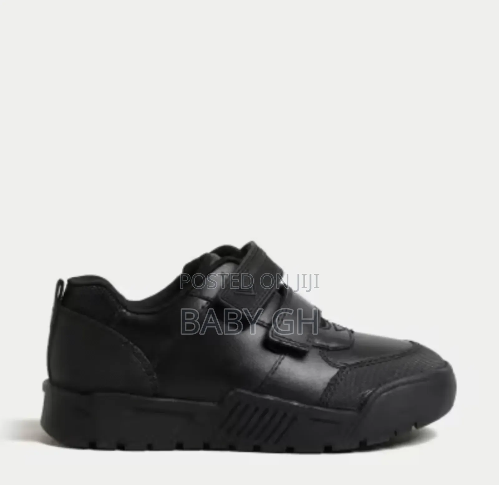 M S Scuff-Resistant Leather School Shoes