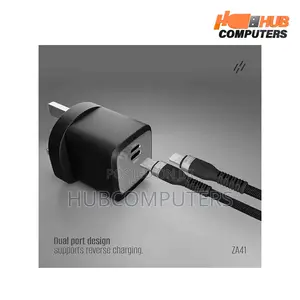 Heatz Za41 35w Adapter With Type C Cable Type C to Lighten