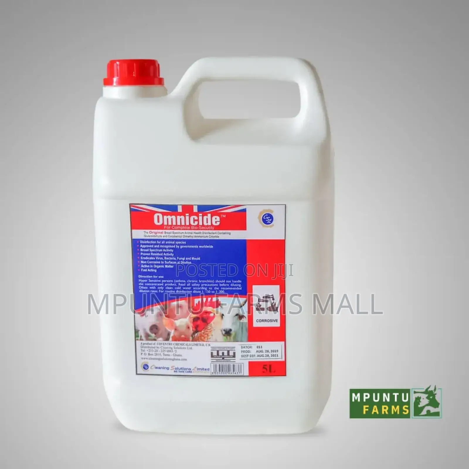 5ltrs Ominicide Disinfectant