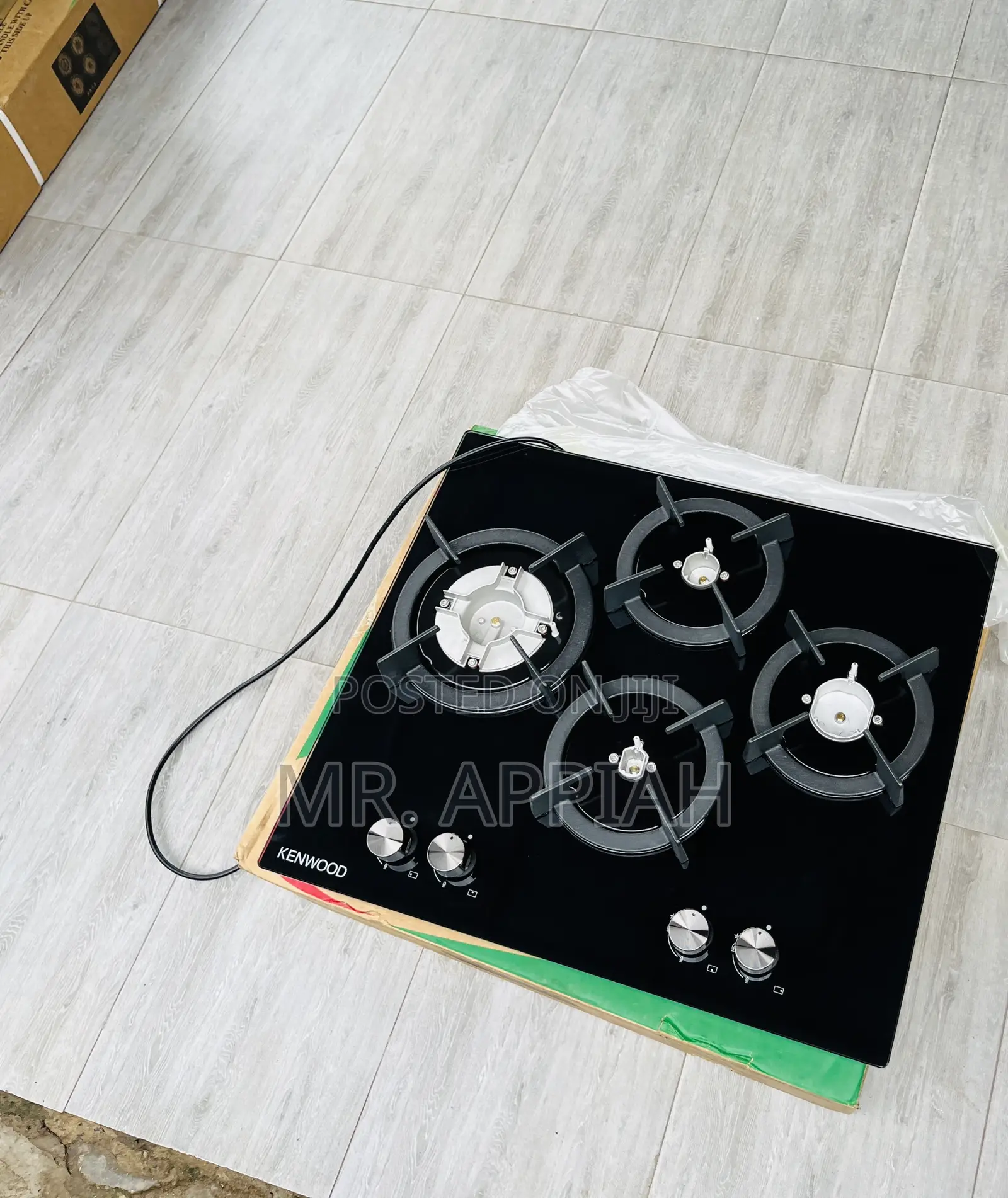 Shop Kenwood 60cm Tempered Glass 4 Gas in Built Hob.