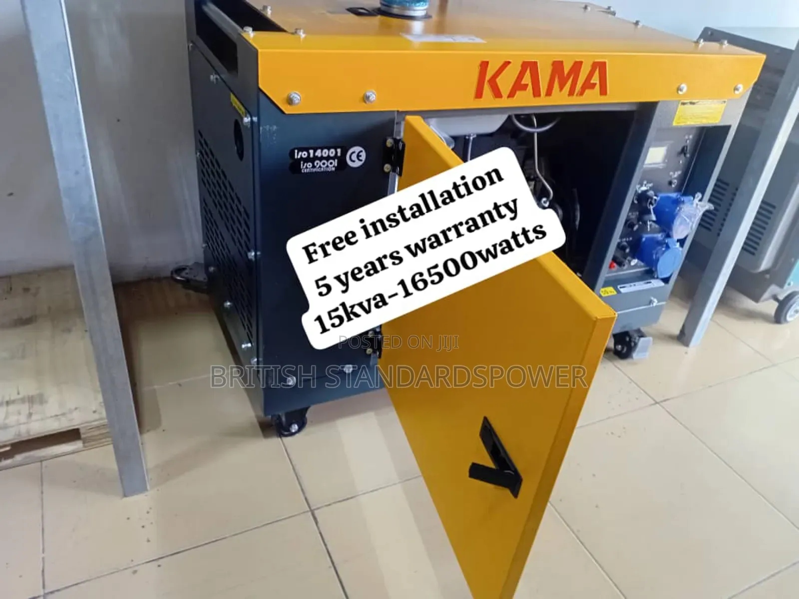 Kama Industrial Output 15kva Diesel Engine Generator Kama