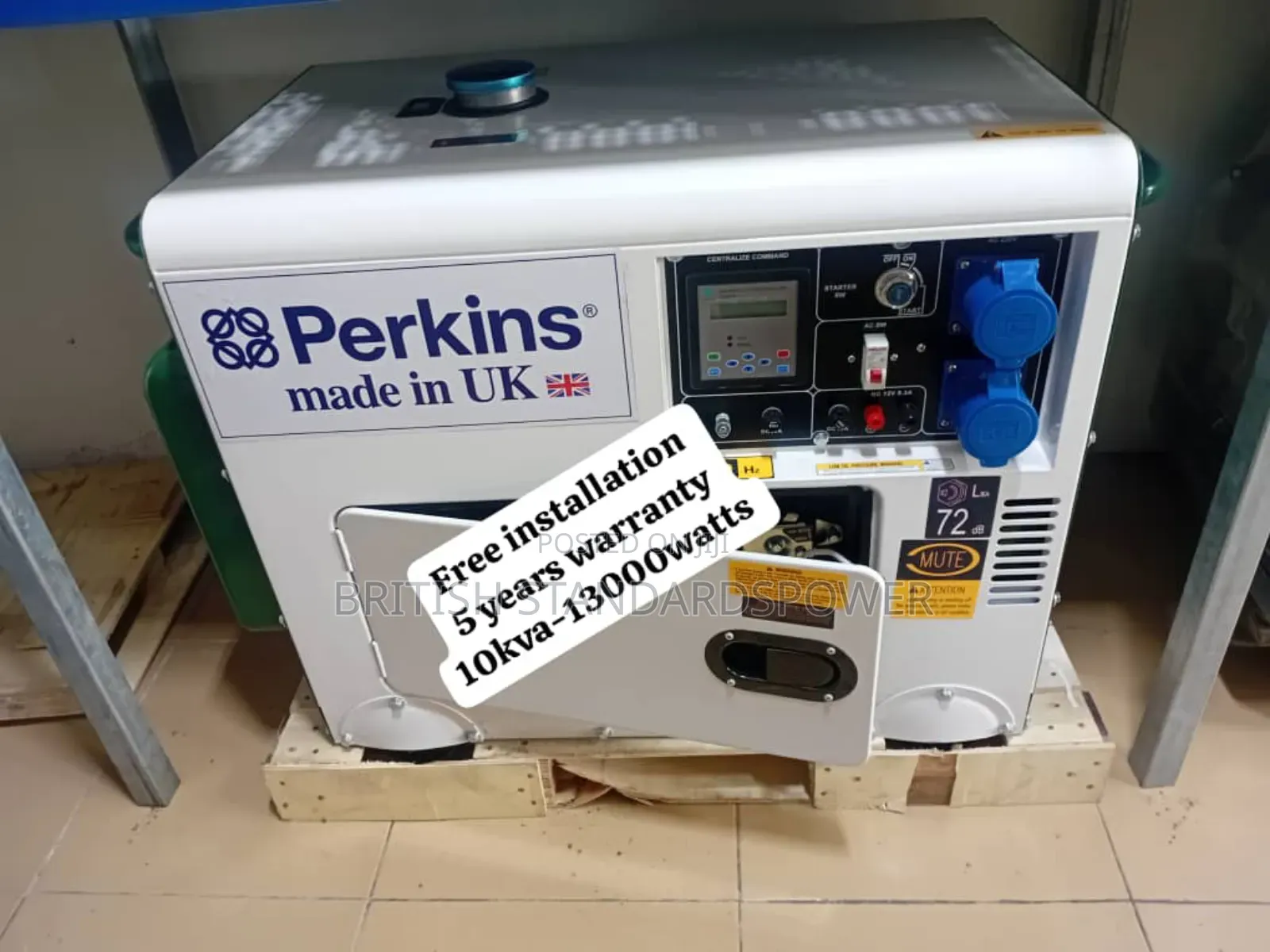 10kva Standby Power Perkins Diesel Generator Perkins
