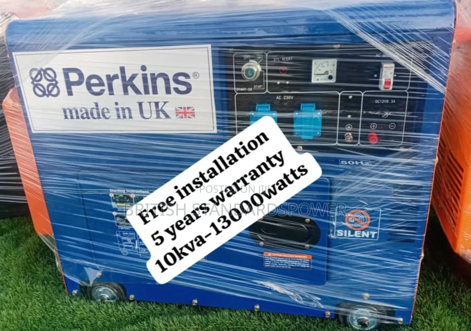 Ungraded Abilities 10kva Silent Diesel Perkins Generator