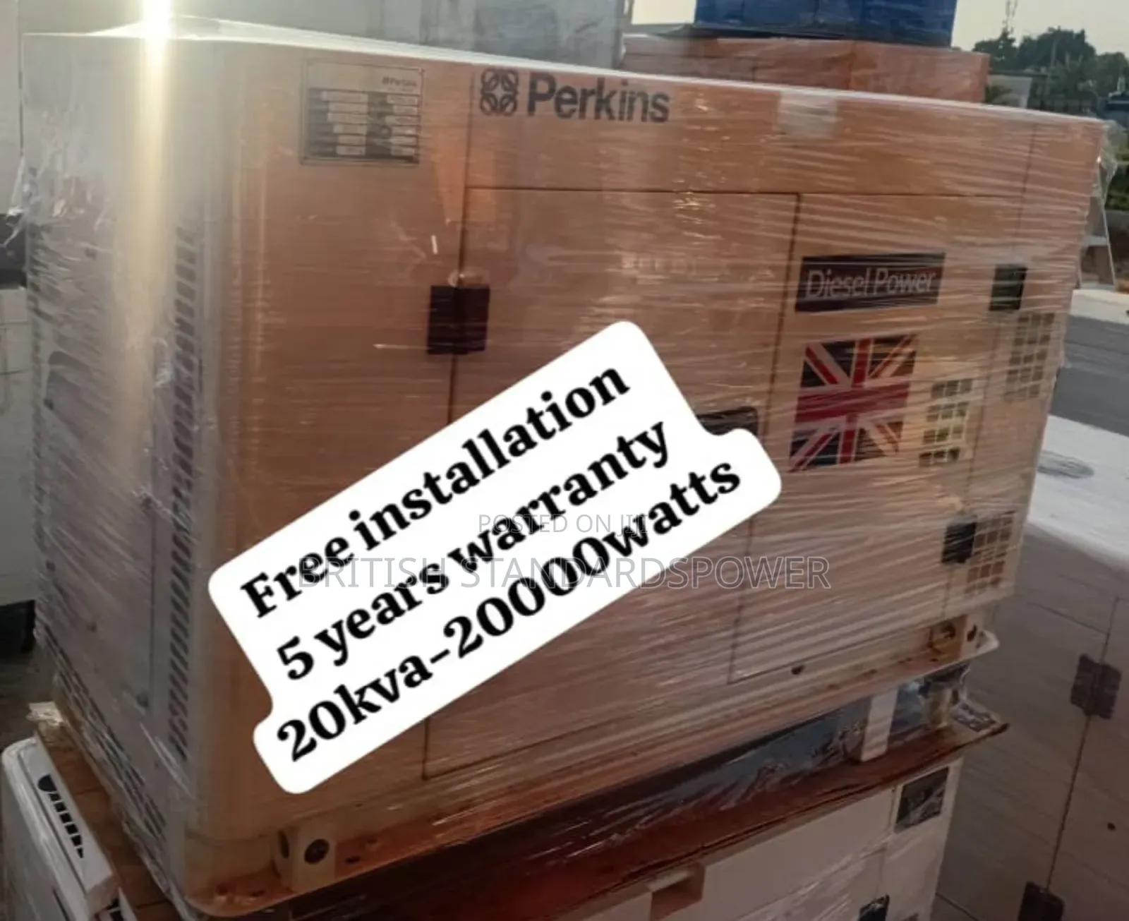 Turbocharged Engine 20kva Silent Diesel Generator