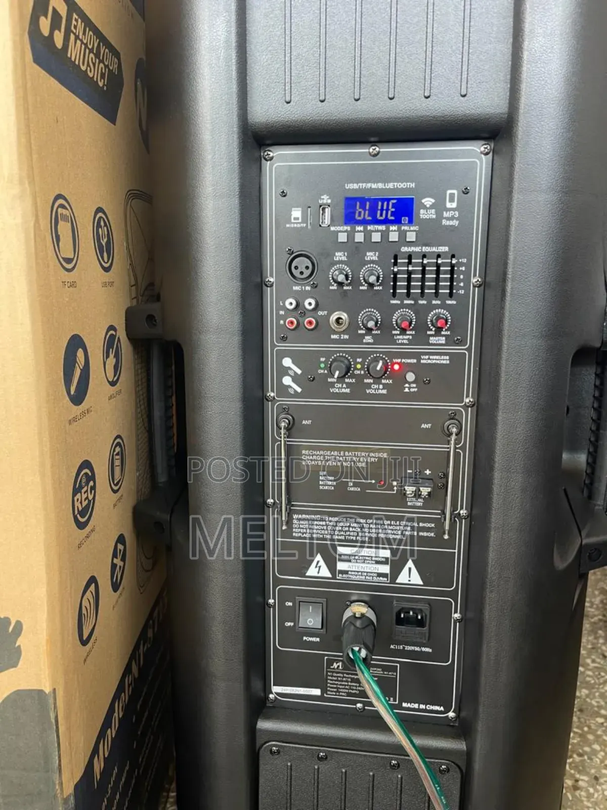 N1 Quality 15×2 Double Rechargeable Speaker