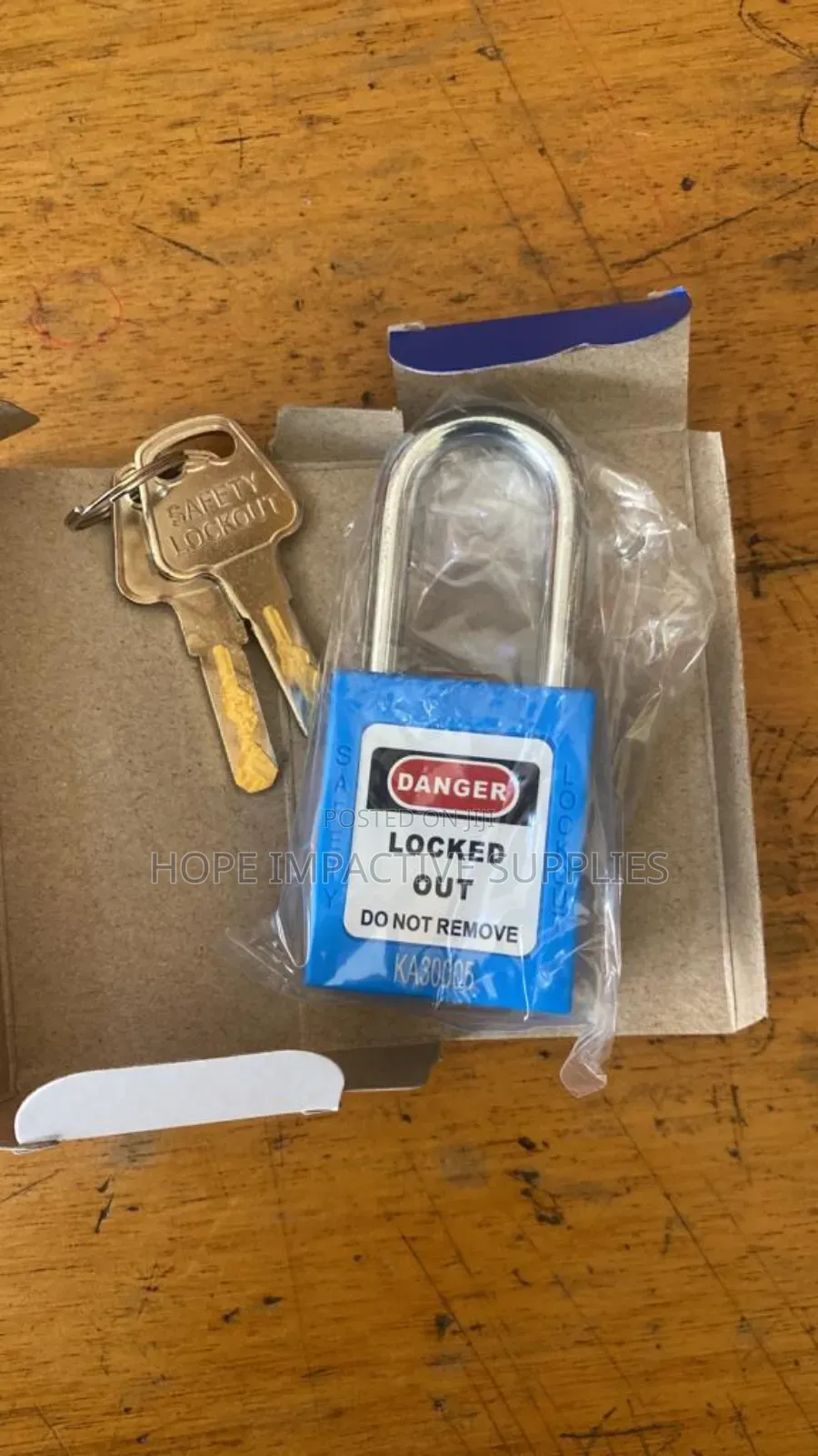 Safety Padlocks - Different Colours Available.