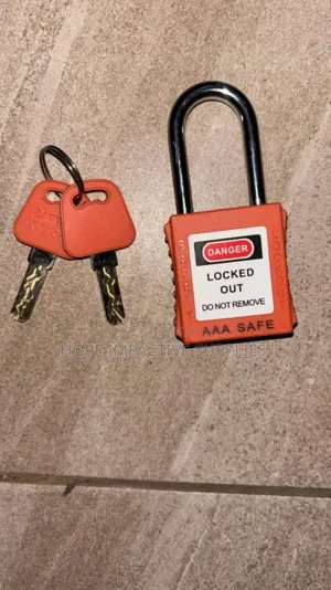 Safety Padlocks - Different Colours Available.