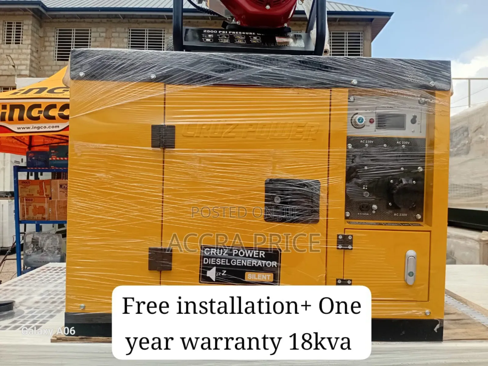 Power on Demand 18kva Perkins Gen Diesel Cruz Power Genset