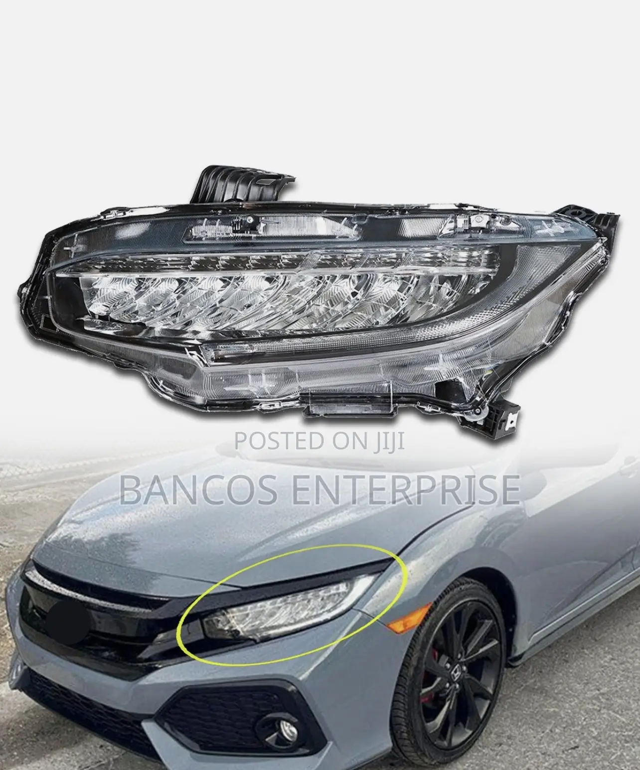 2016-2019 Honda Civic Head Light