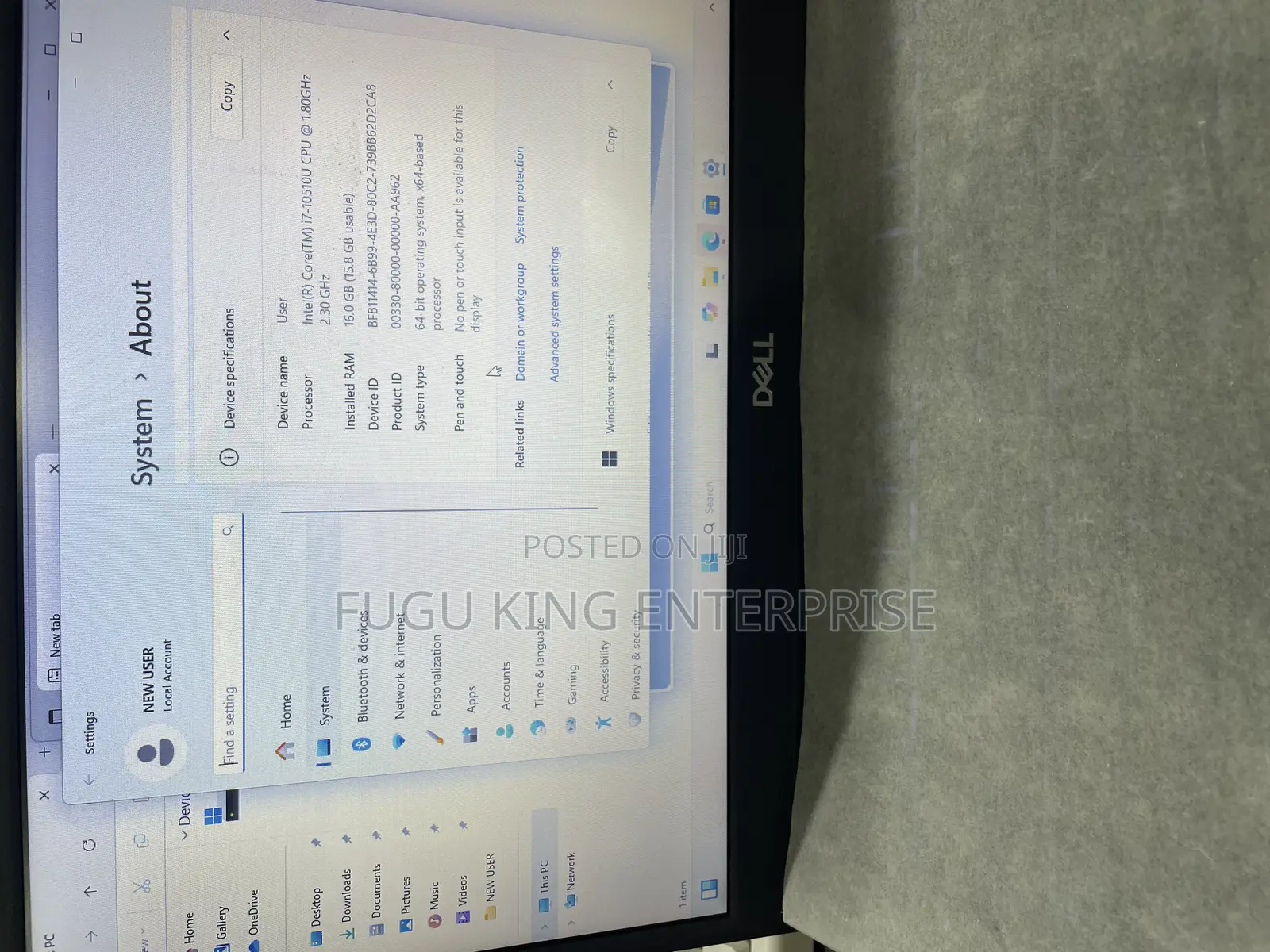 Laptop Dell Latitude 3510 16GB Intel Core I7 SSD 512GB