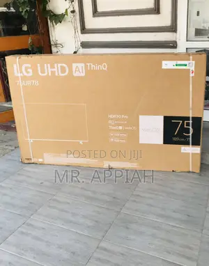 Newly Made Lg 75ur7800 75” Uhd Smart Television(Black)