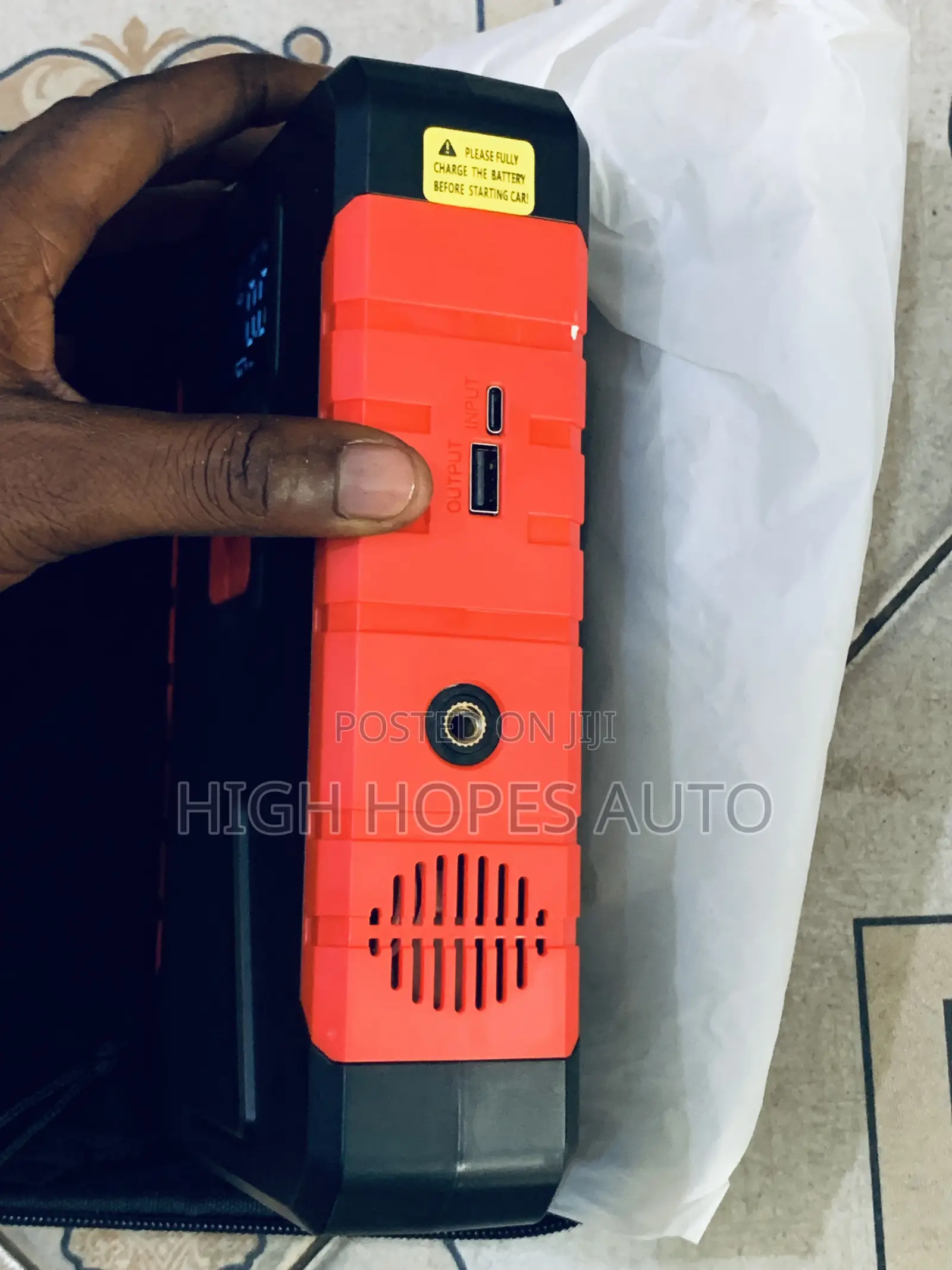 Car Jump Start Kit With Air Inflator.