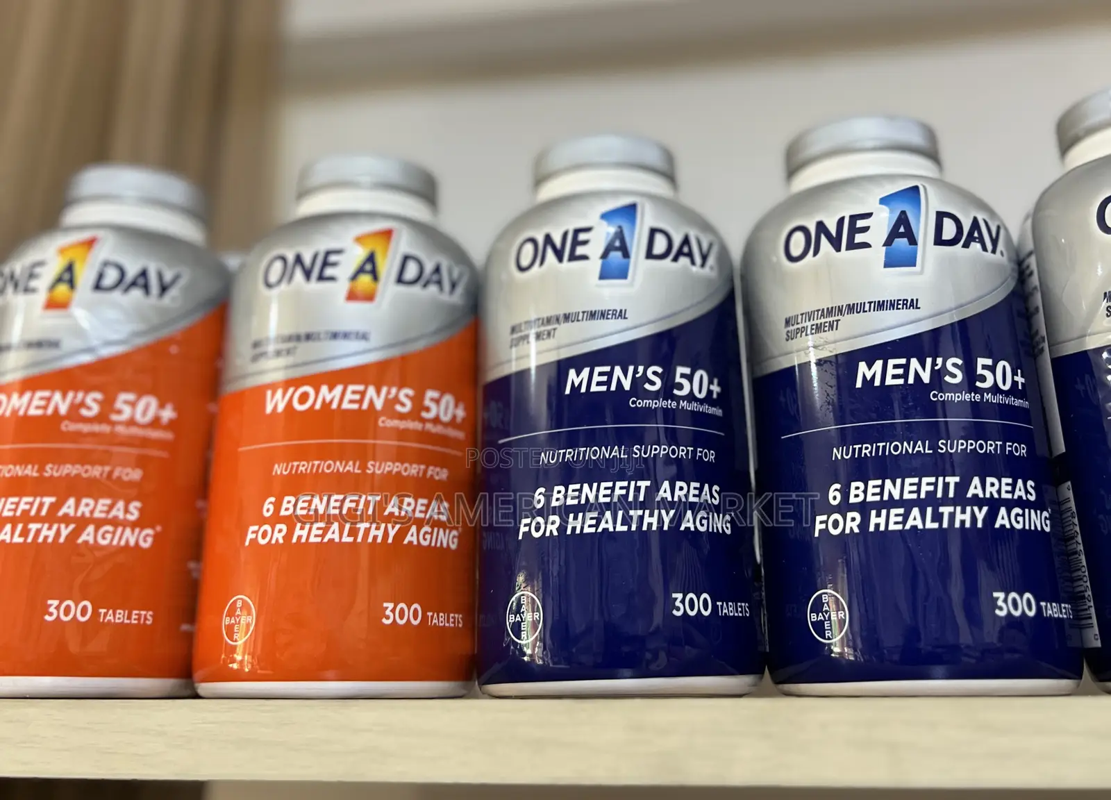 One a Day Men Women 50+ Complete Multivitamin