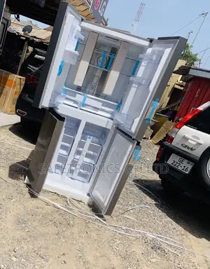 Premium Grey Sidebyside Doubledoor Pf-613 4 Doors Fridge