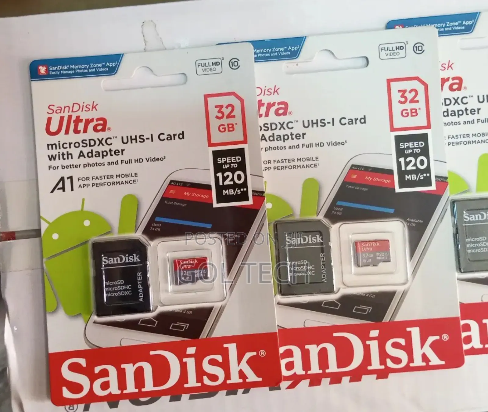 32gb Micro Sd Card for Phone or Camera High Speed Sandisk