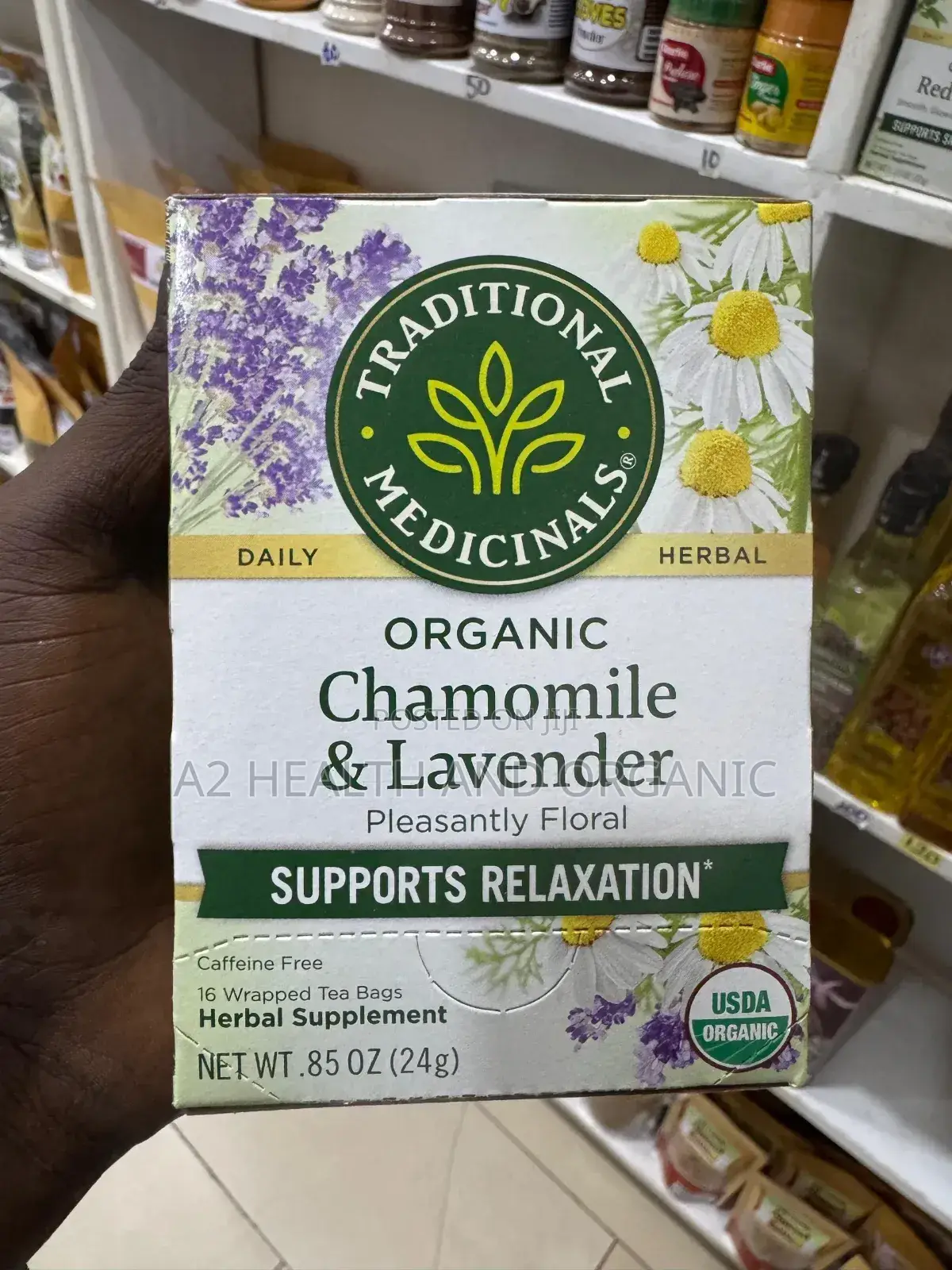 Chamomile Lavender Tea
Supports Relaxation