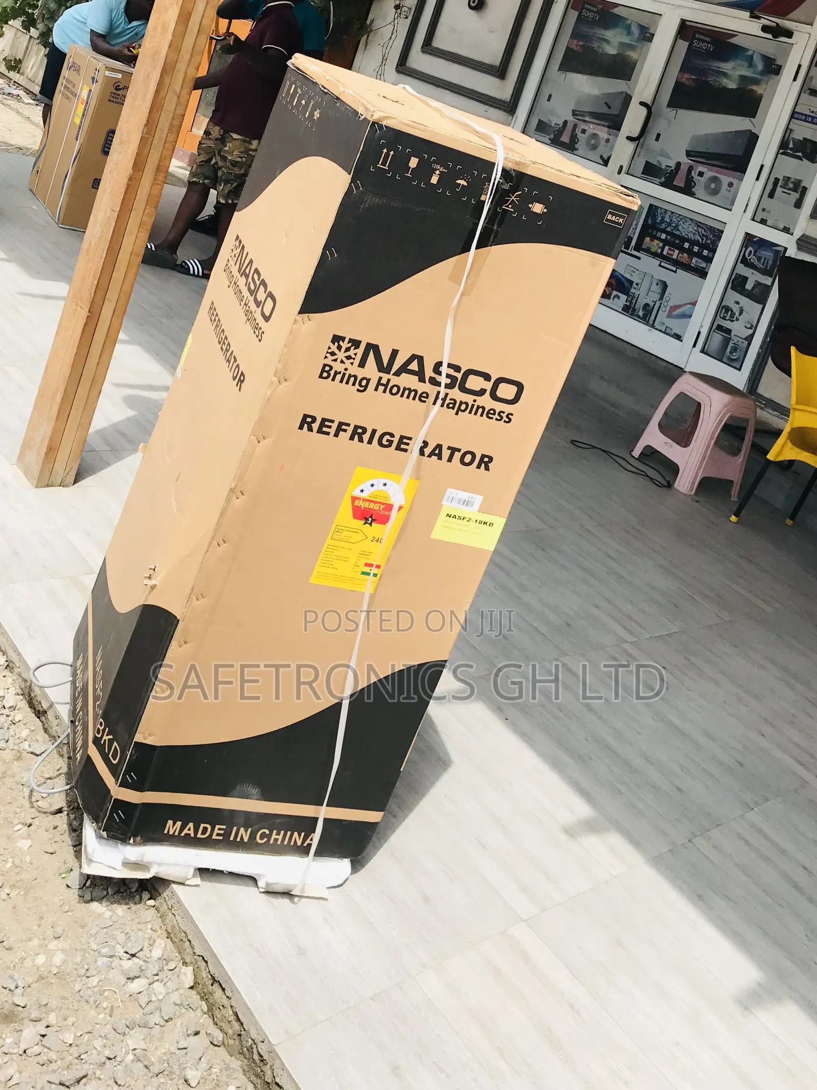 Original Nasco Topfreezer Nas-18kd Doubledoor Fridge