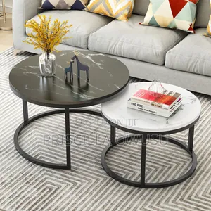 Marble Center Table Coffee Table (2 Set)