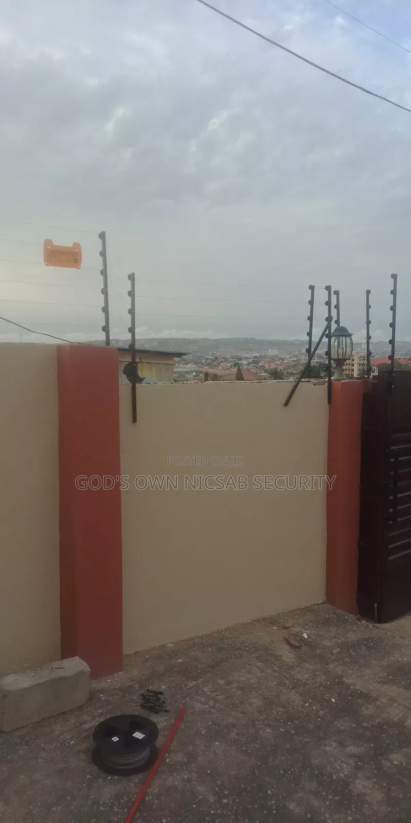 Electric Fence and CCTV Camera