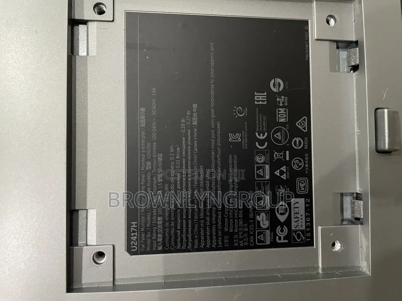Dell Ultrasharp 24 Inch Infinity Edge Monitor