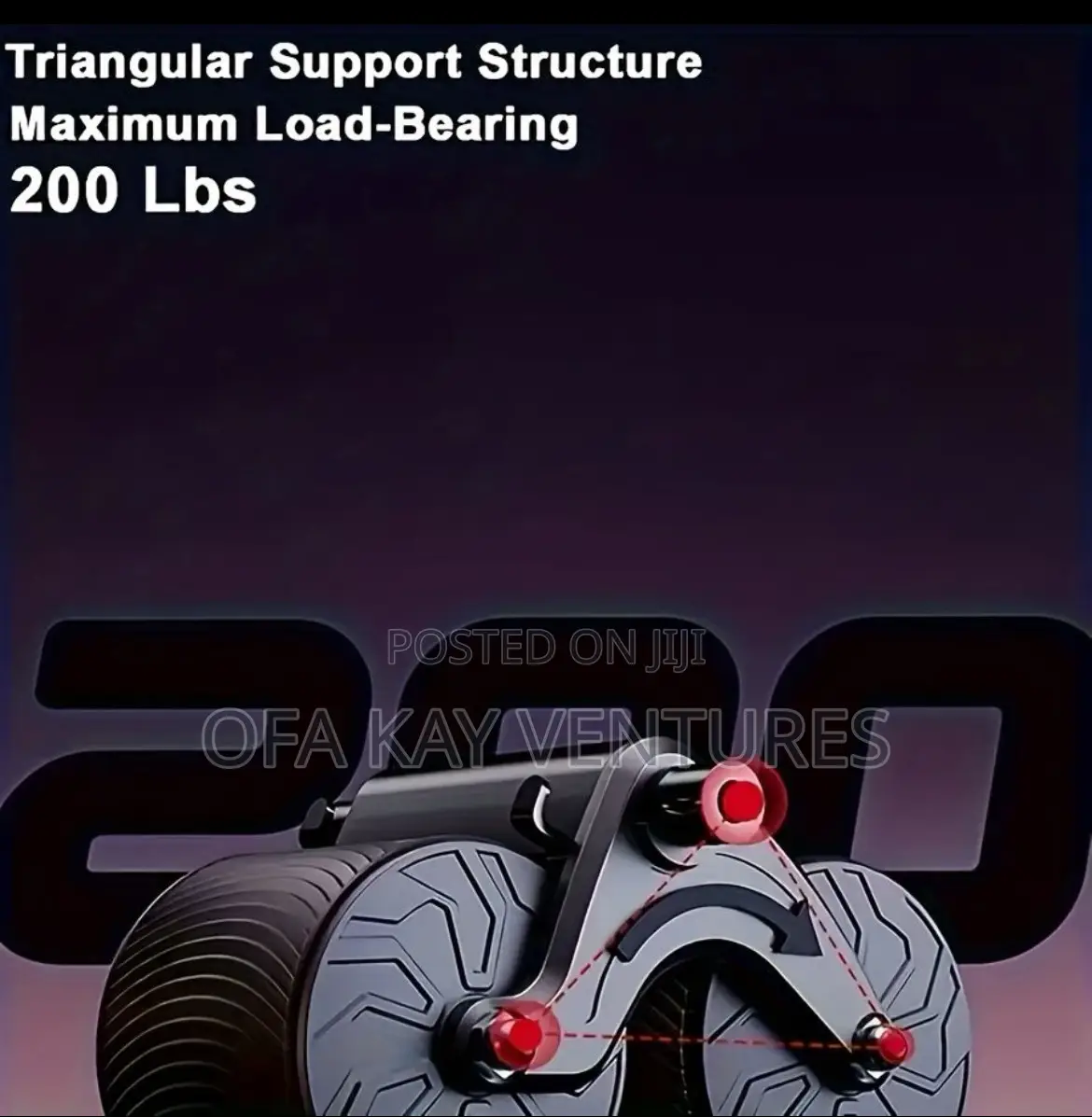 Unisex Pro Abdominal Fat Burning Wheel