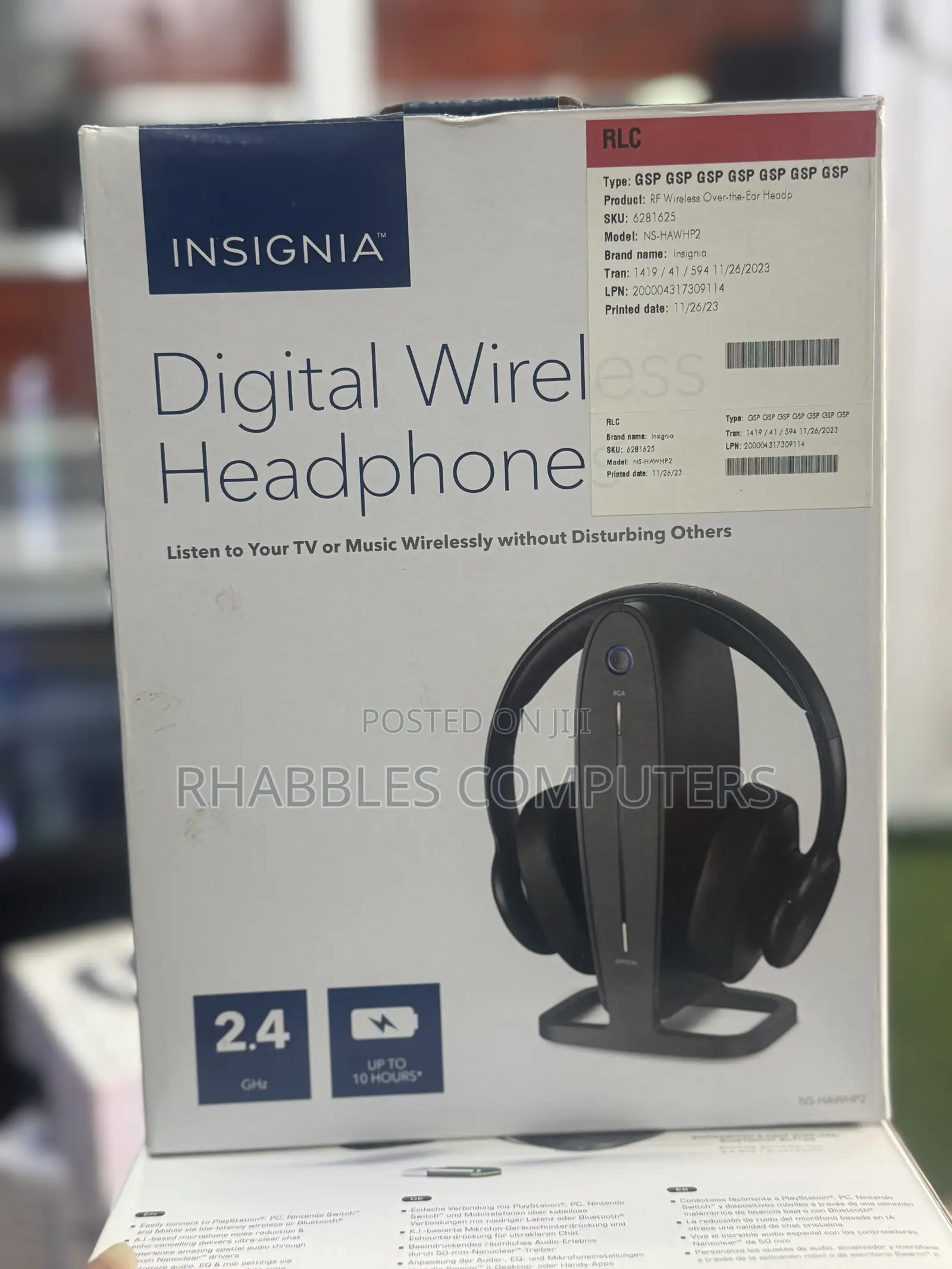 Insignia Wireless Headphones