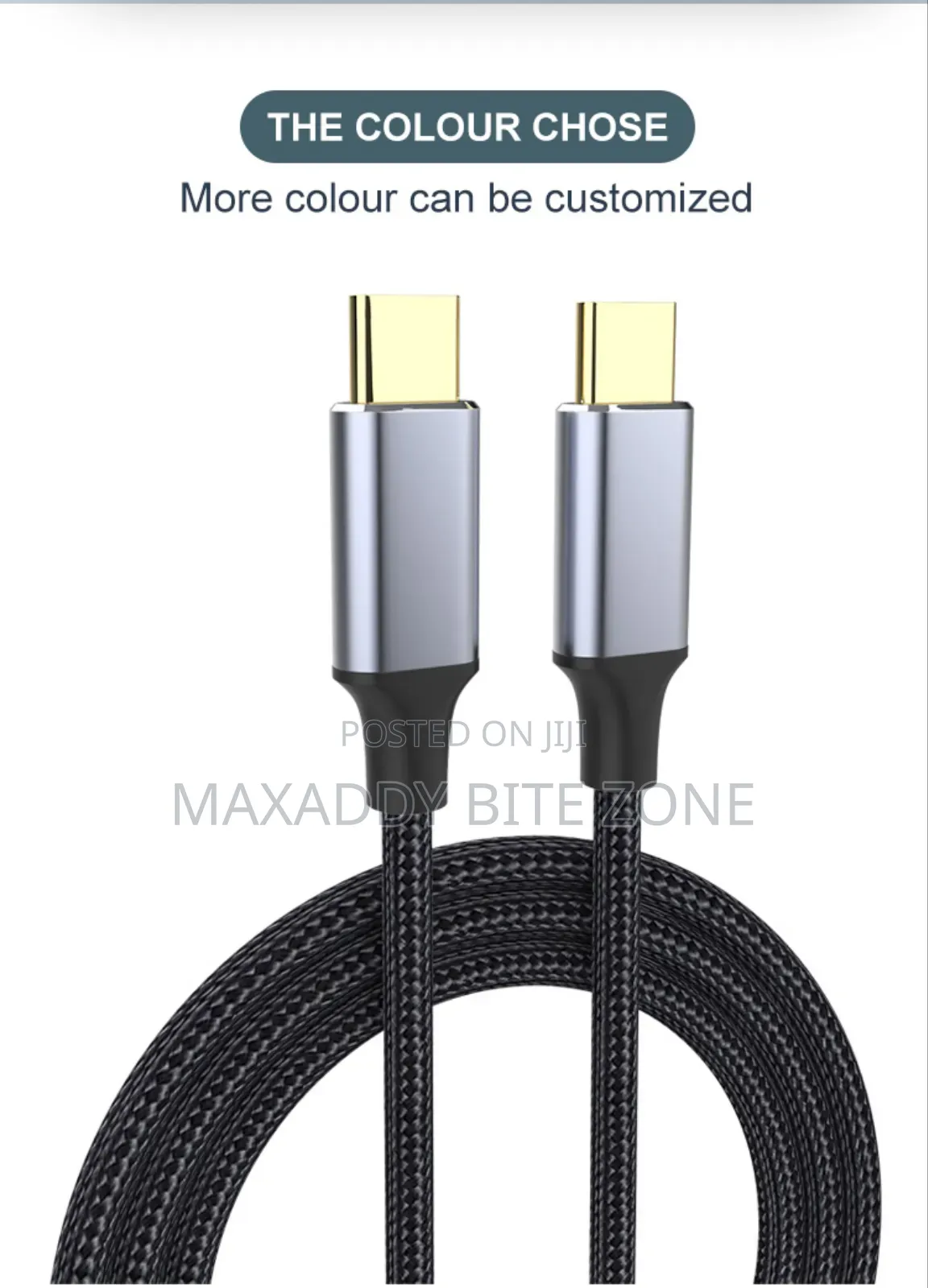 1.5m Typec to C Thunderbolt3 Extend Video Data Cable