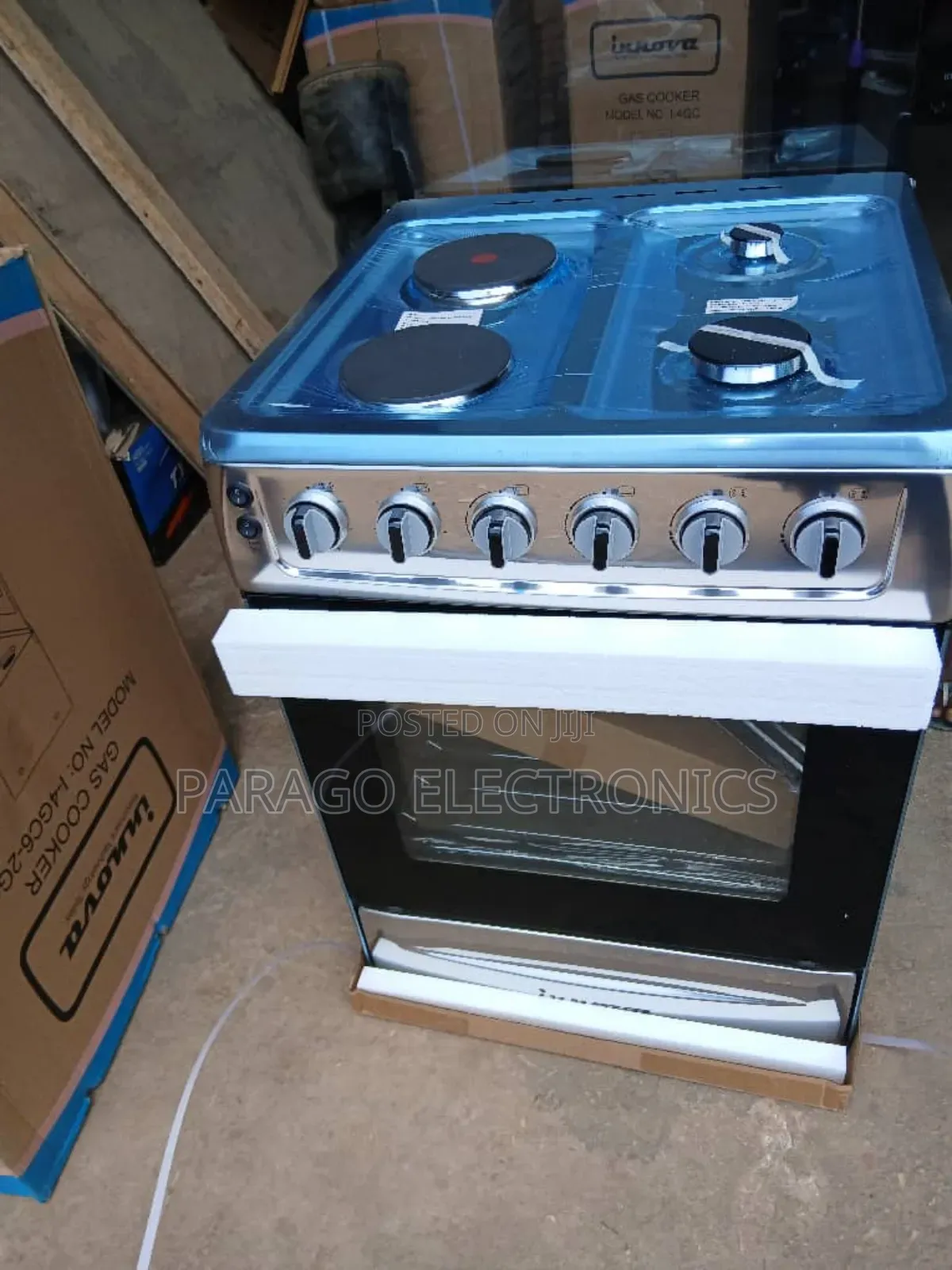 Innova 4 Burner With Oven 2 Electric 3 Gas