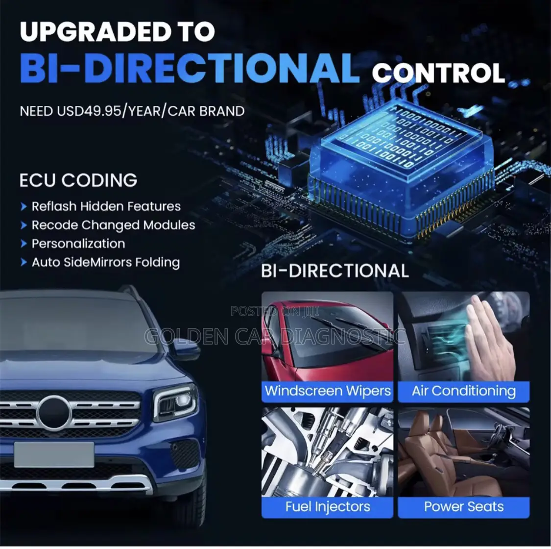 Mucar Vo6 Bluetooth Obd2 Car Diagnostic Scanner