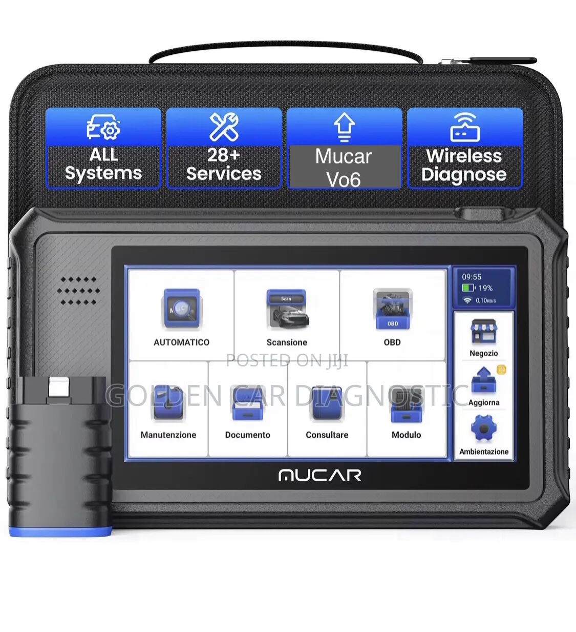 Mucar Vo6 Bluetooth Obd2 Car Diagnostic Scanner