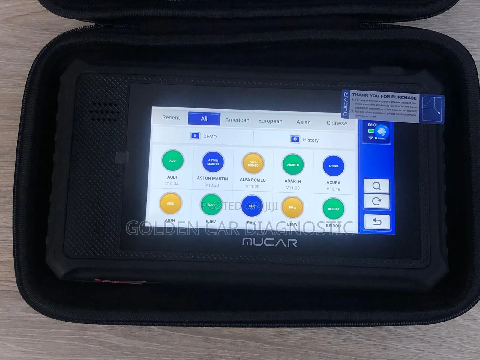Mucar Vo6 Bluetooth Obd2 Car Diagnostic Scanner
