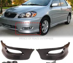 Toyota Corolla 2003 2006 2008 Front Bumper Spoiler Pair