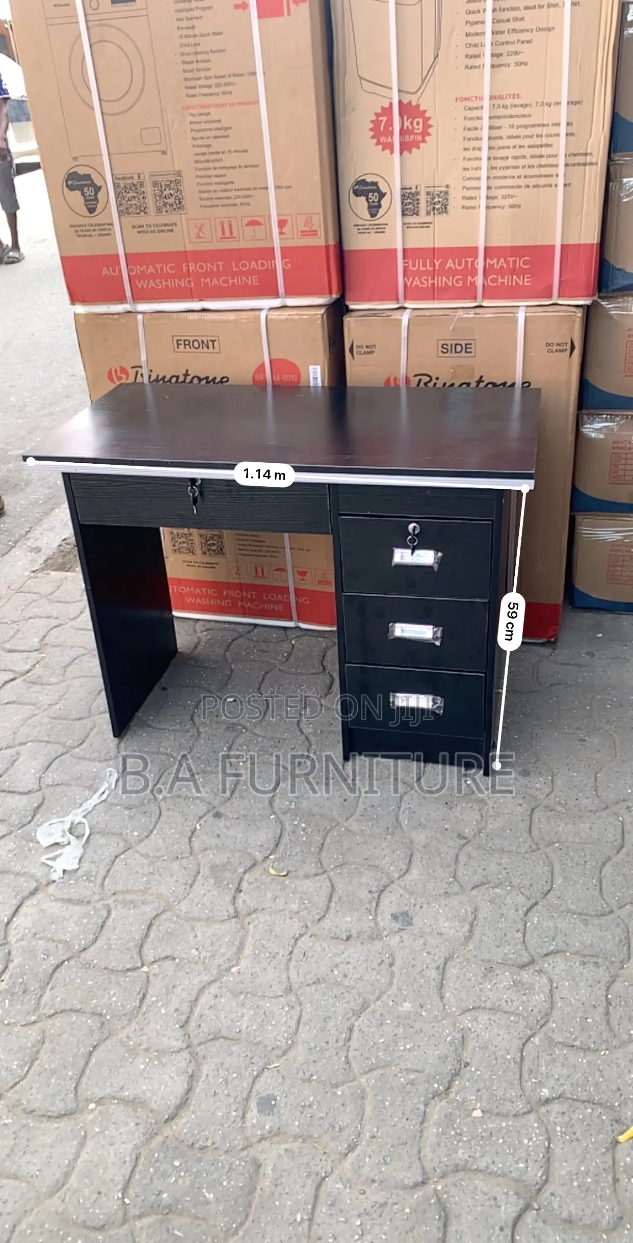 Office Desk— With Drawers