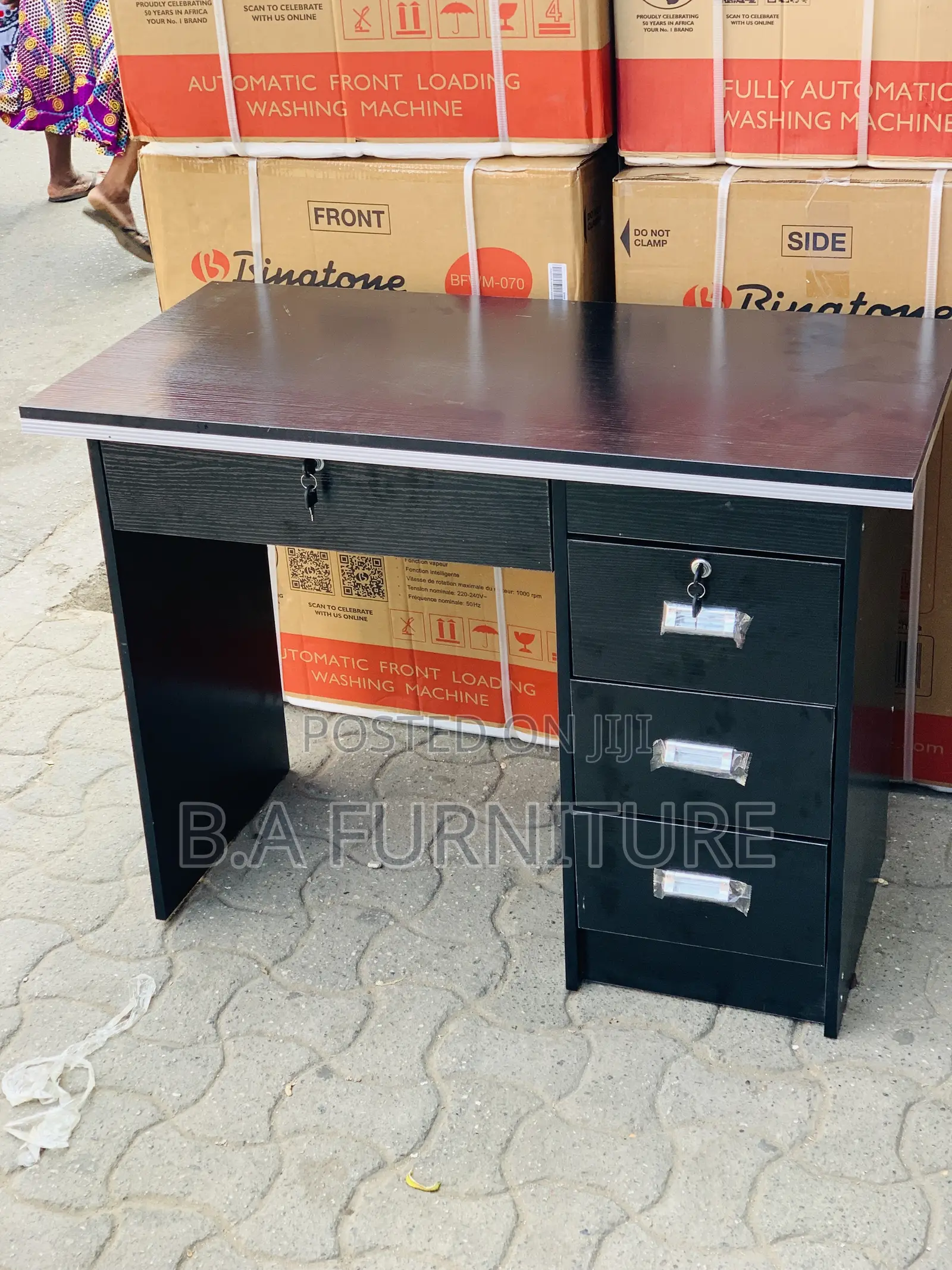 Office Desk— With Drawers
