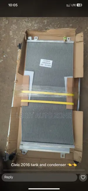 Honda Civic 2016,2017,2018,2019, Condenser