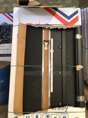 Black PVC Turkish Security Door