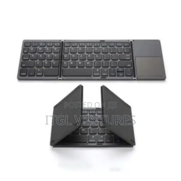 Foldable Bluetooth Keyboard With Touch - Pad